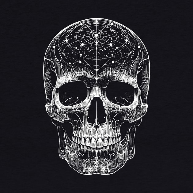 Cosmic Skull by OddlyNoir